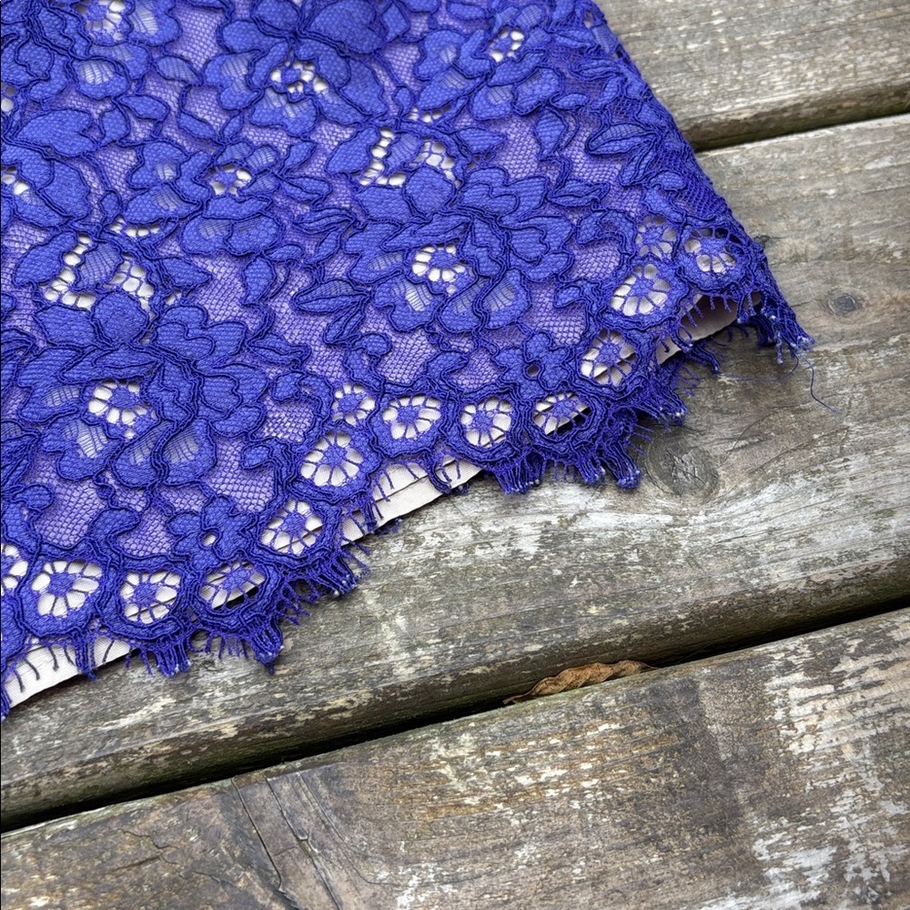 Shoshanna Purple Lace Dress size 4 - Picture 6 of 8